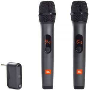MICROFONO DUAL JBL WIRELESS BLACK 2MIC